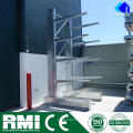 Rack cantilever robuste industriel réglable simple face